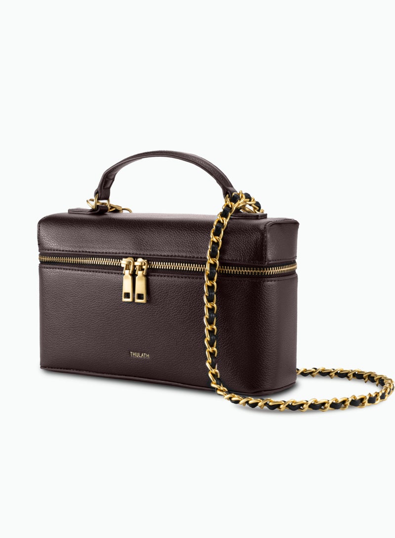 Thulath Women's Shoulder Bag, Exquisite Chain Design,Vegan Leather Shoulder Bag, women's commuter shoulder bag crossbody bag chain bag, The perfect gift choice - Image 2